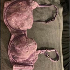 Purple lace Victoria Secret bra